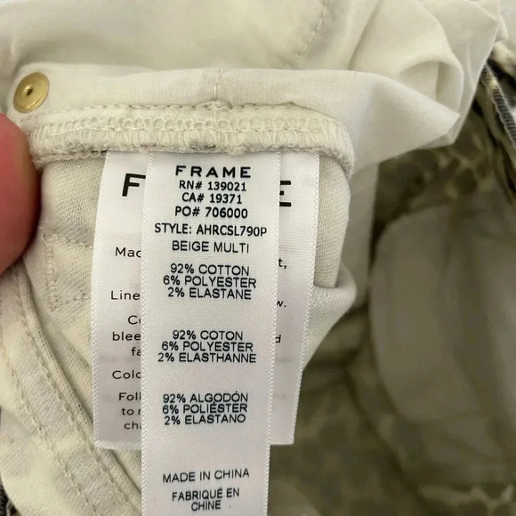 Frame Ali high rise leopard denim - Picture 12 of 12